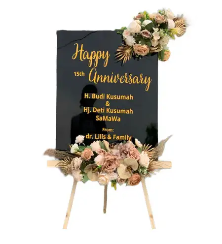 Papan Bunga Akrilik Muntang