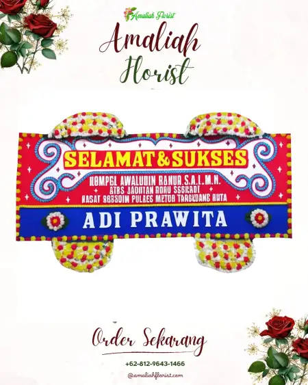 Papan Bunga Ucapan Selamat Muntang